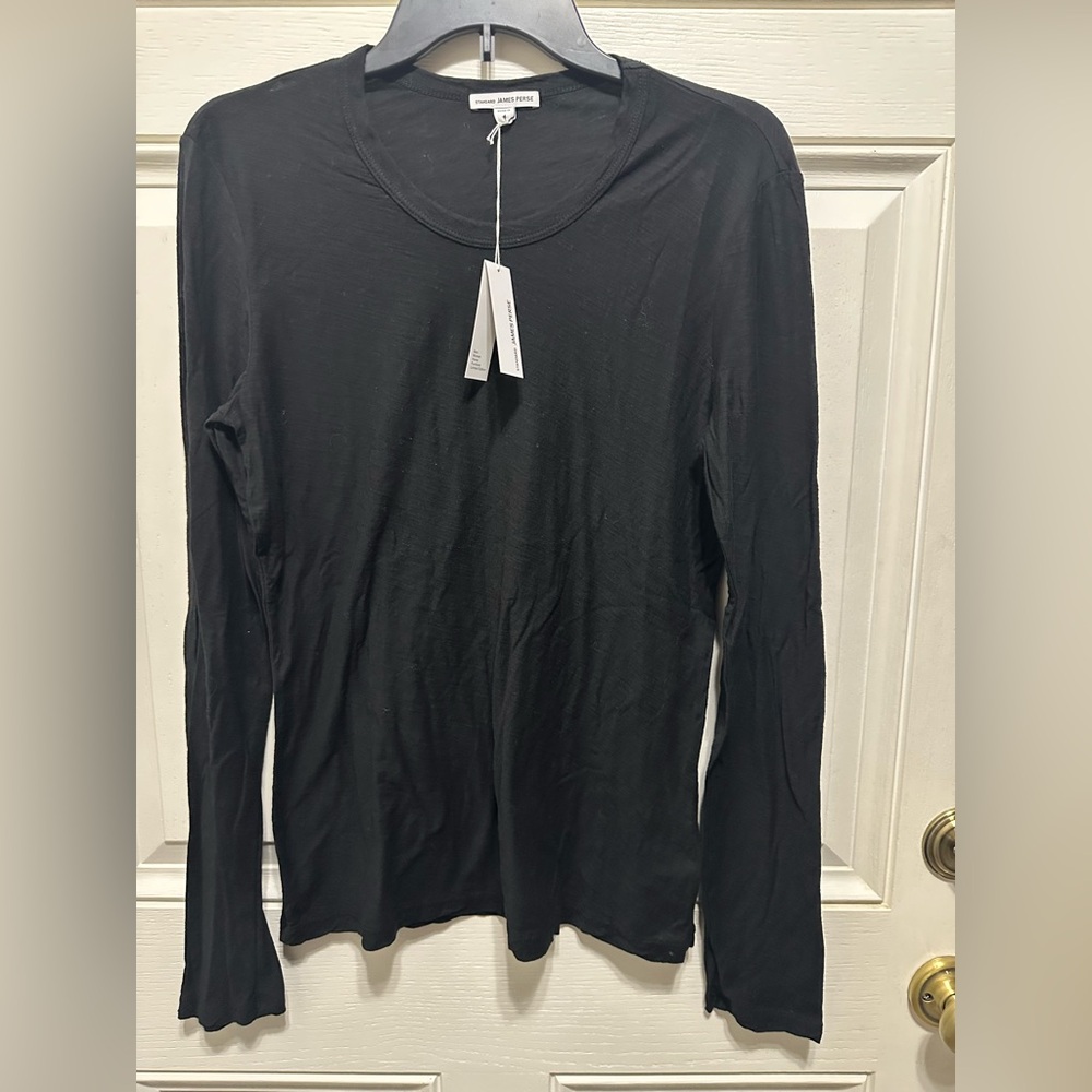 James Perse Black long sleeve Tshirt